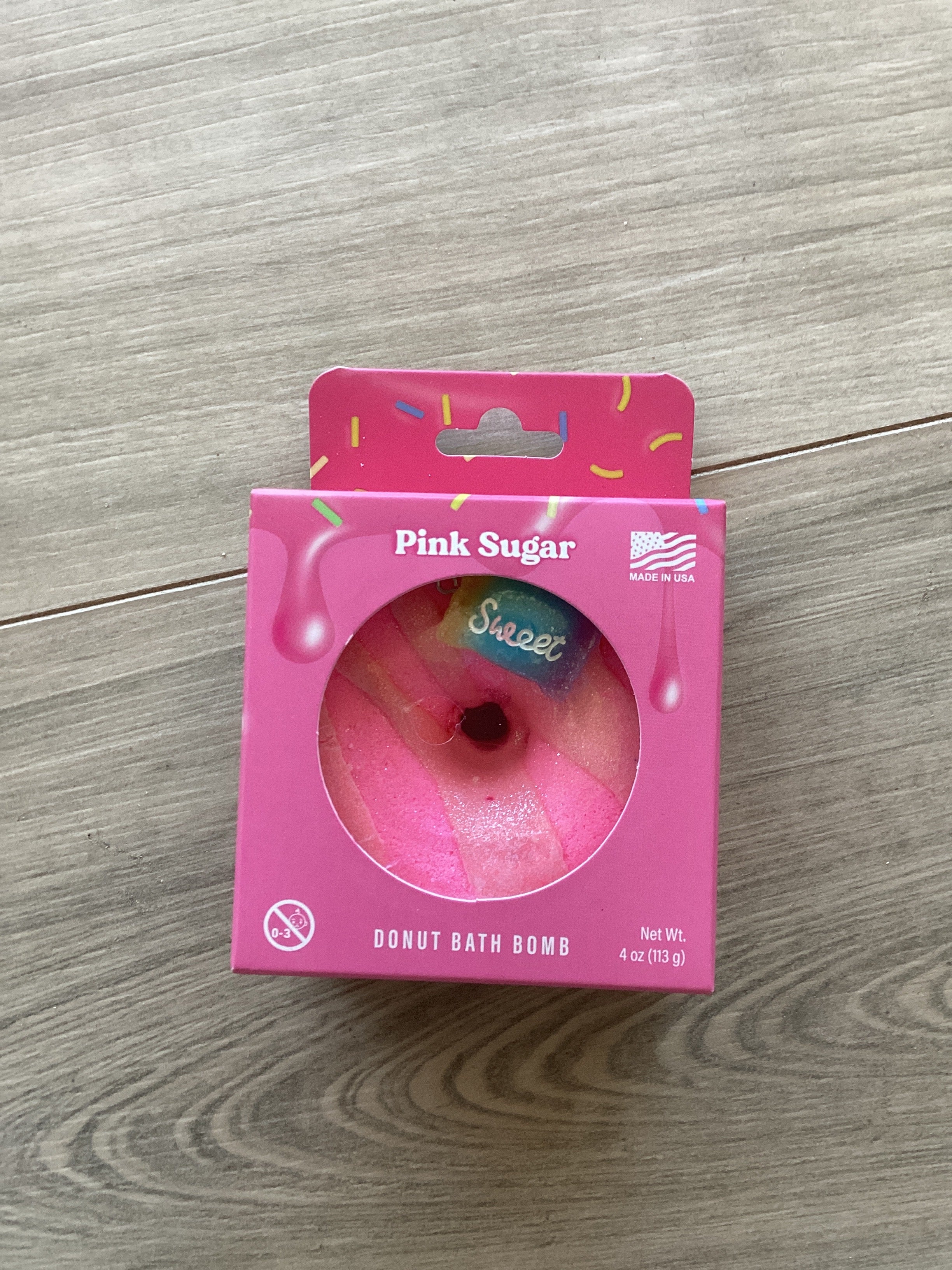 Pink Sugar Donut Bath Bomb