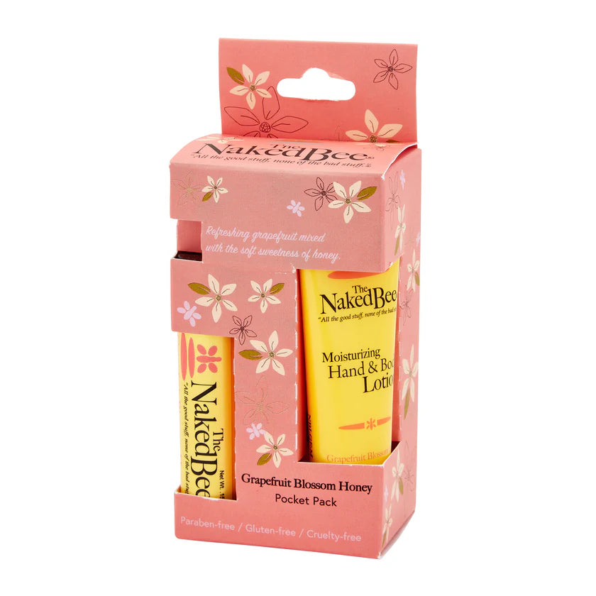 Naked Bee Pocket Pack - Grapefruit Blossom Honey