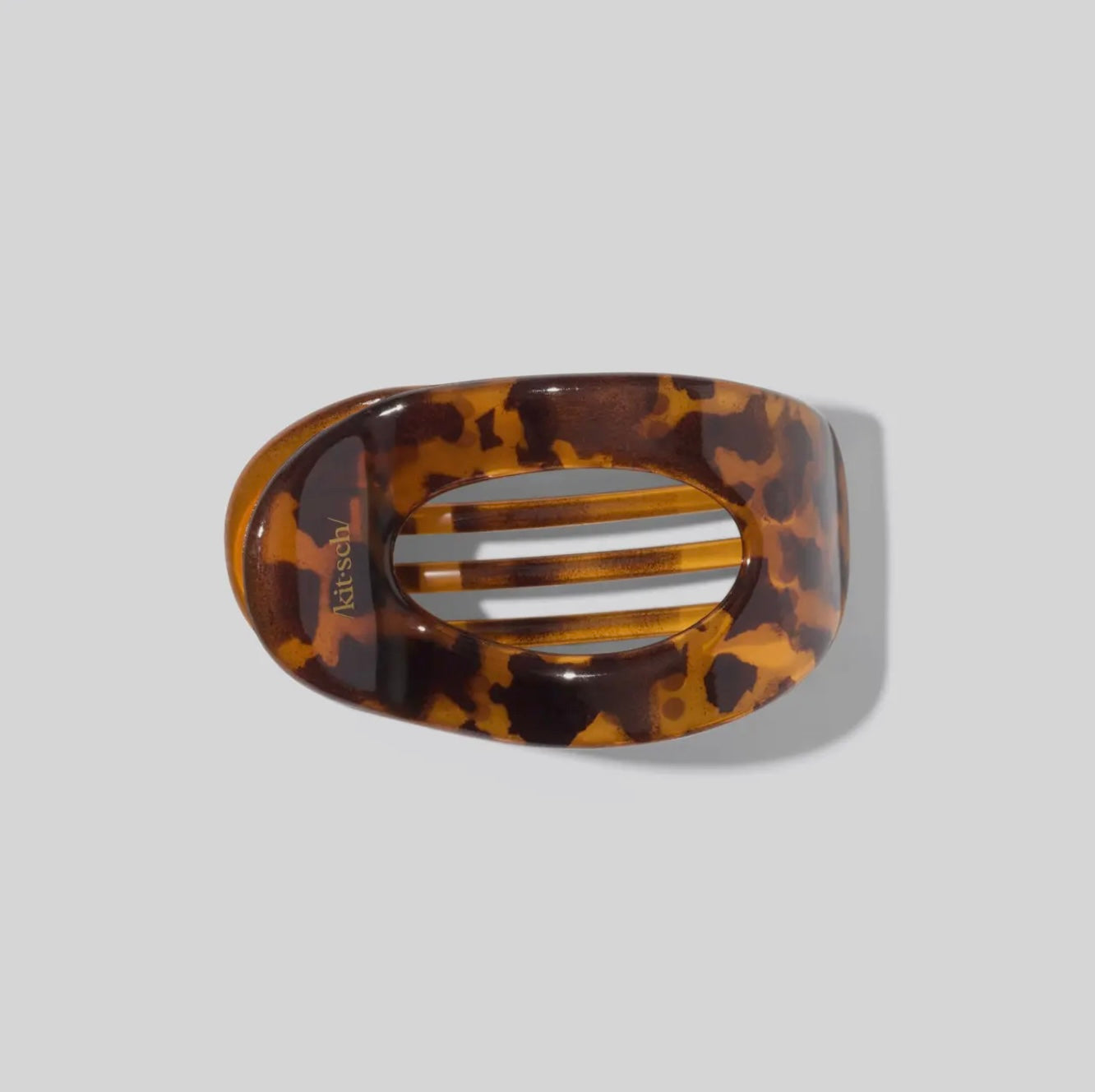 Kitsch Recycled Plastic Small Flat Cloud Clip - Tort