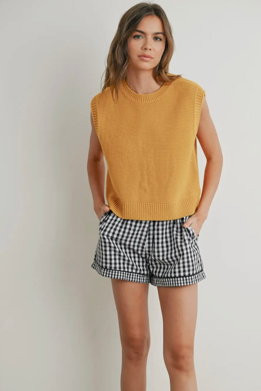 Buttermelon Plain Knitted Top