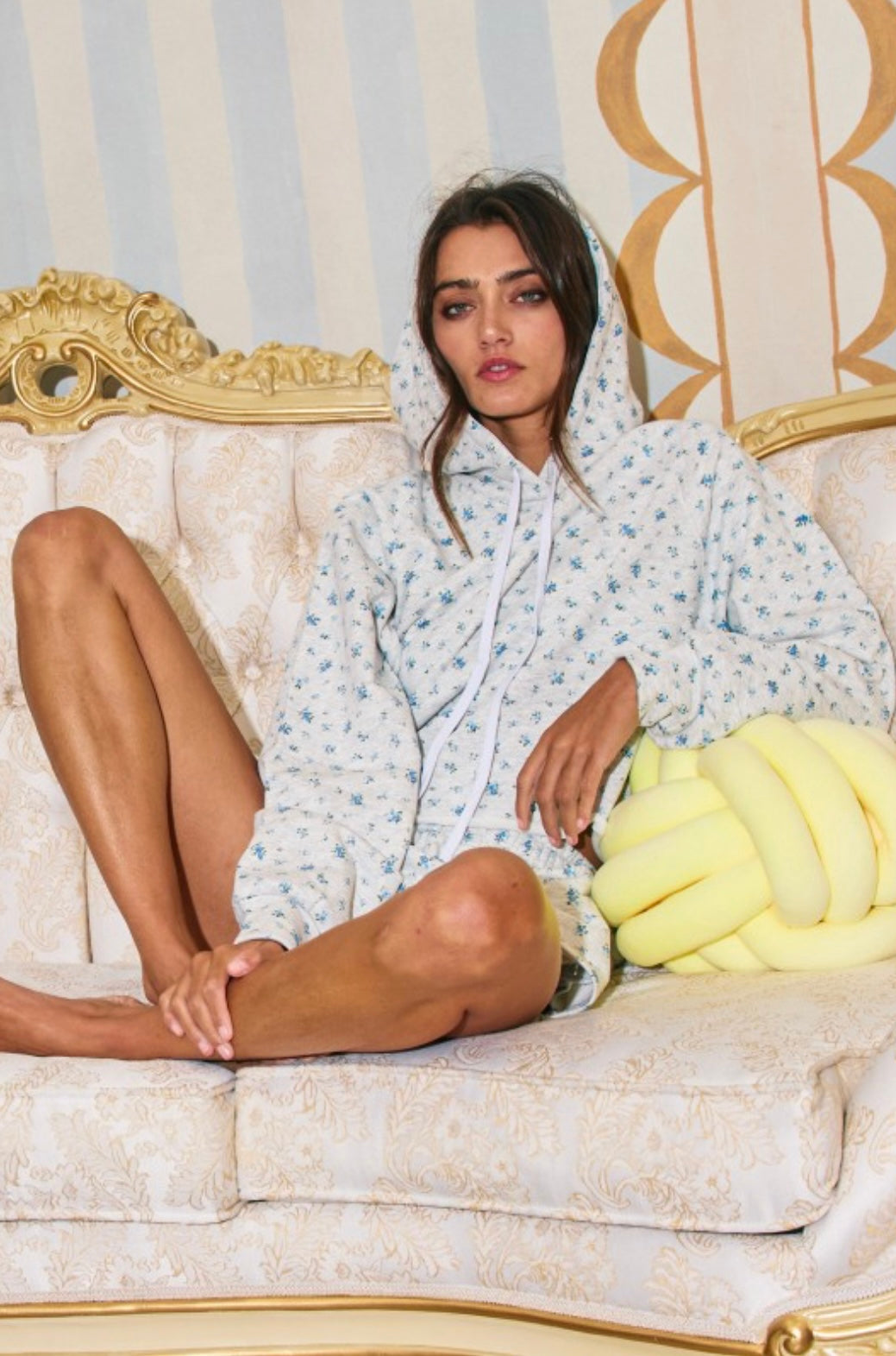 Floral Print Lounge Shorts