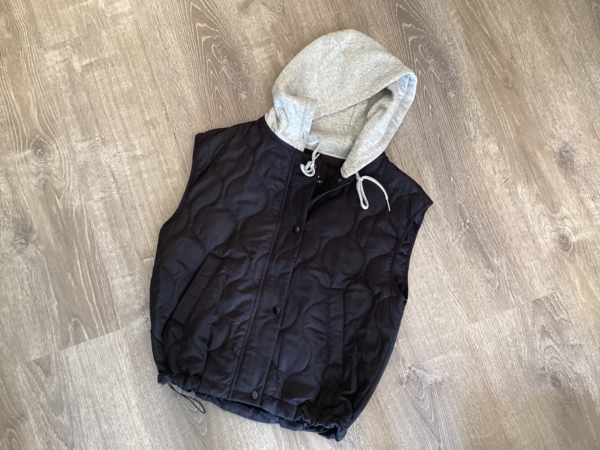Quilted Western Hooded Vest