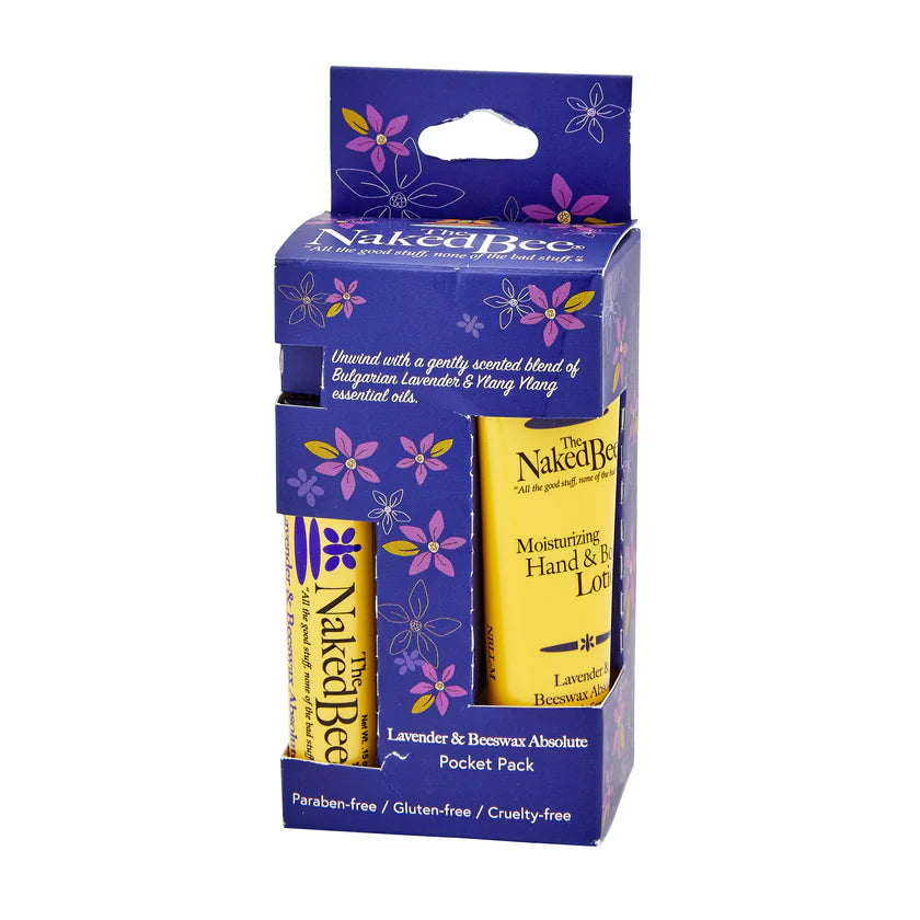 Naked Bee Pocket Pack - Lavender & Beeswax Absolute