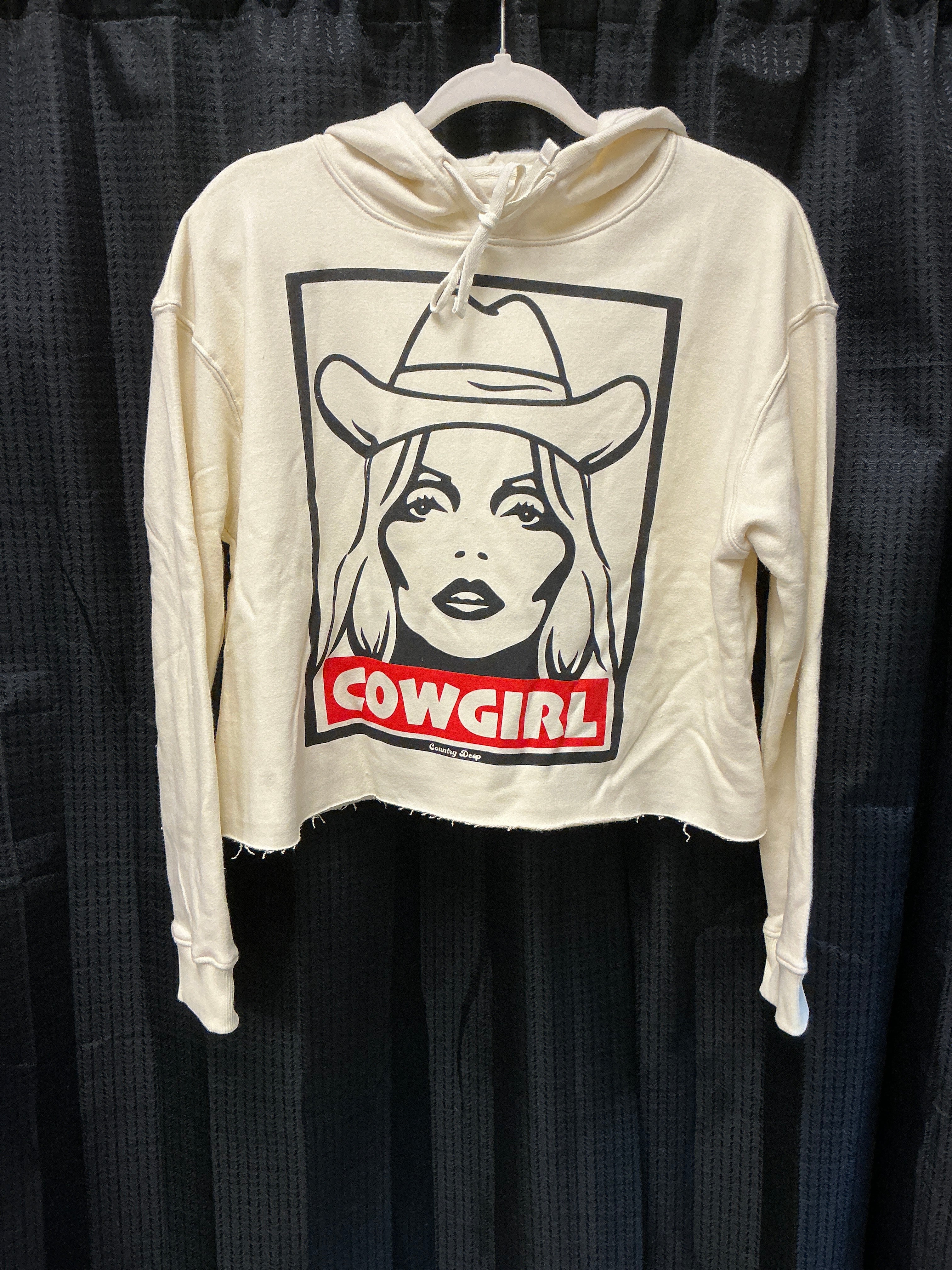 Crop Cowgirl Graphic Hoody