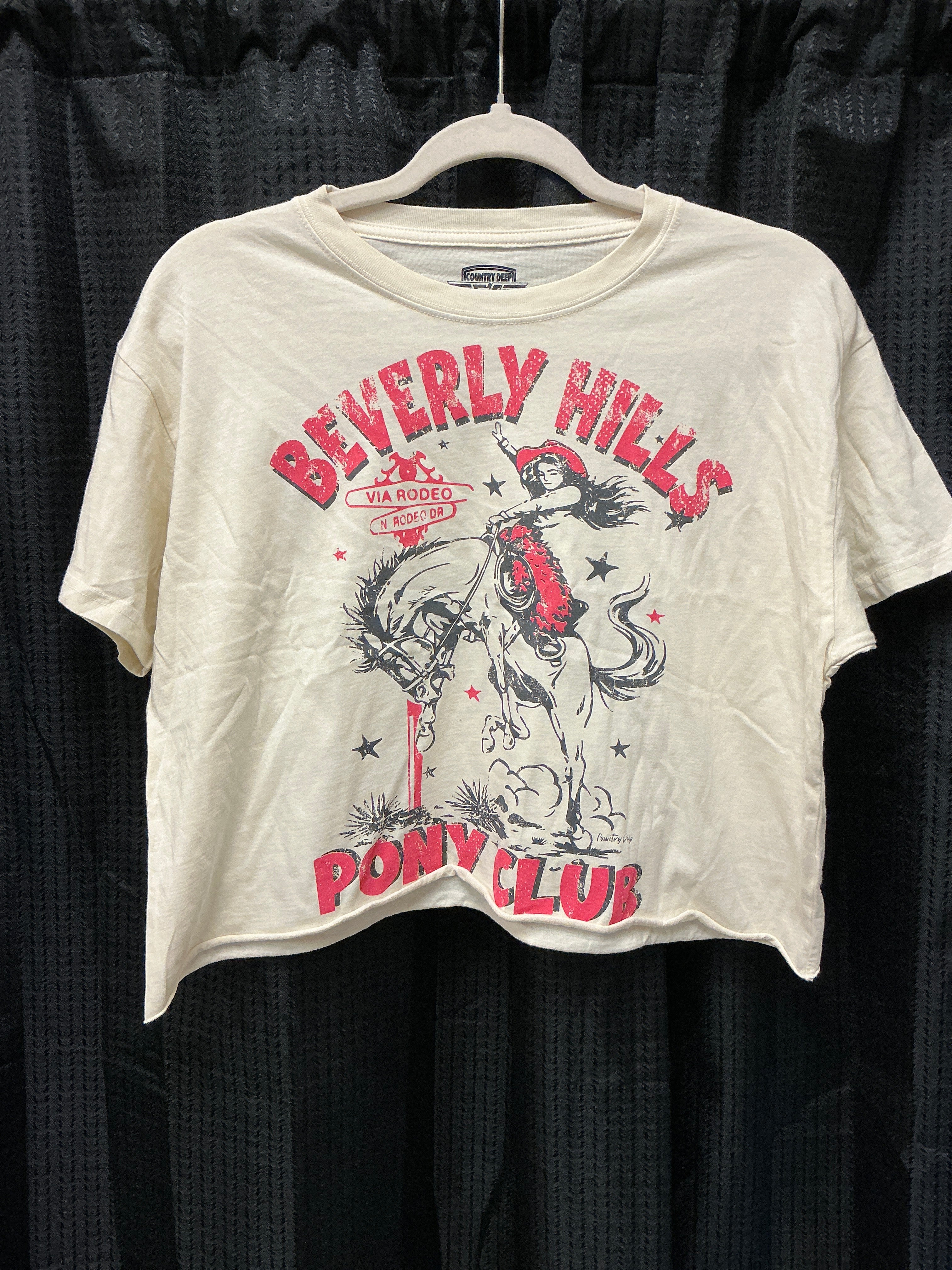Crop Pony Club Graphic Tee