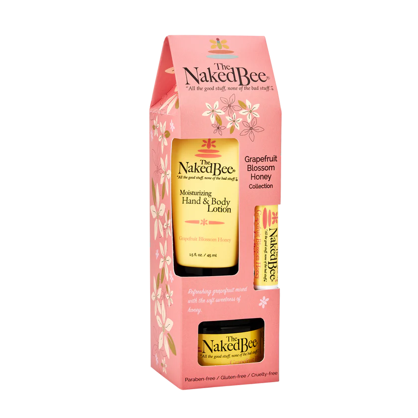 Naked Bee Gift Set - Grapefruit Blossom Honey