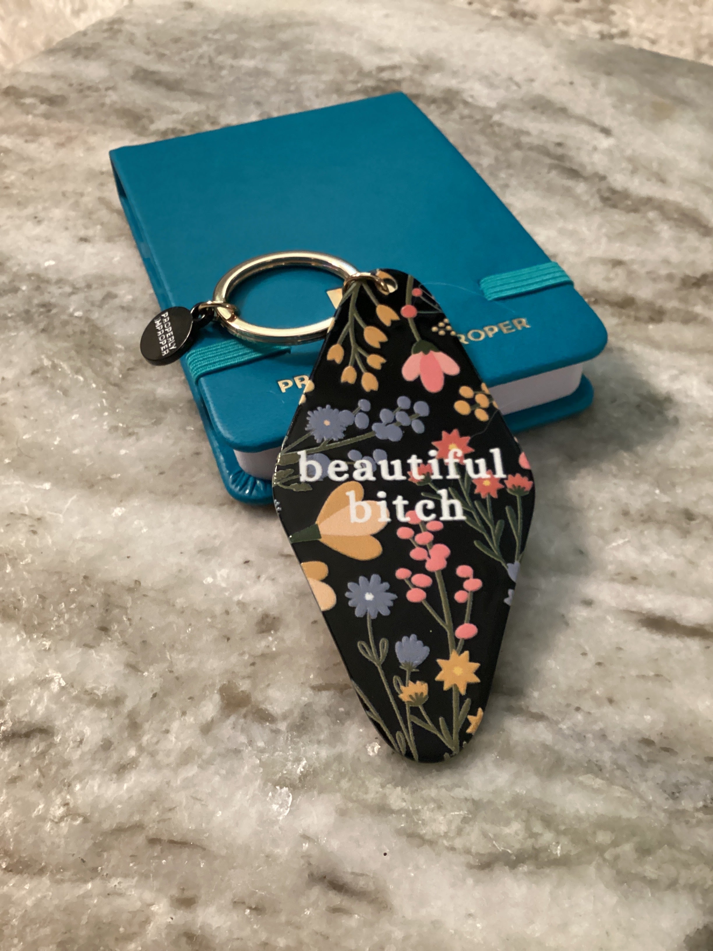 Beautiful B!tch Motel Keychain