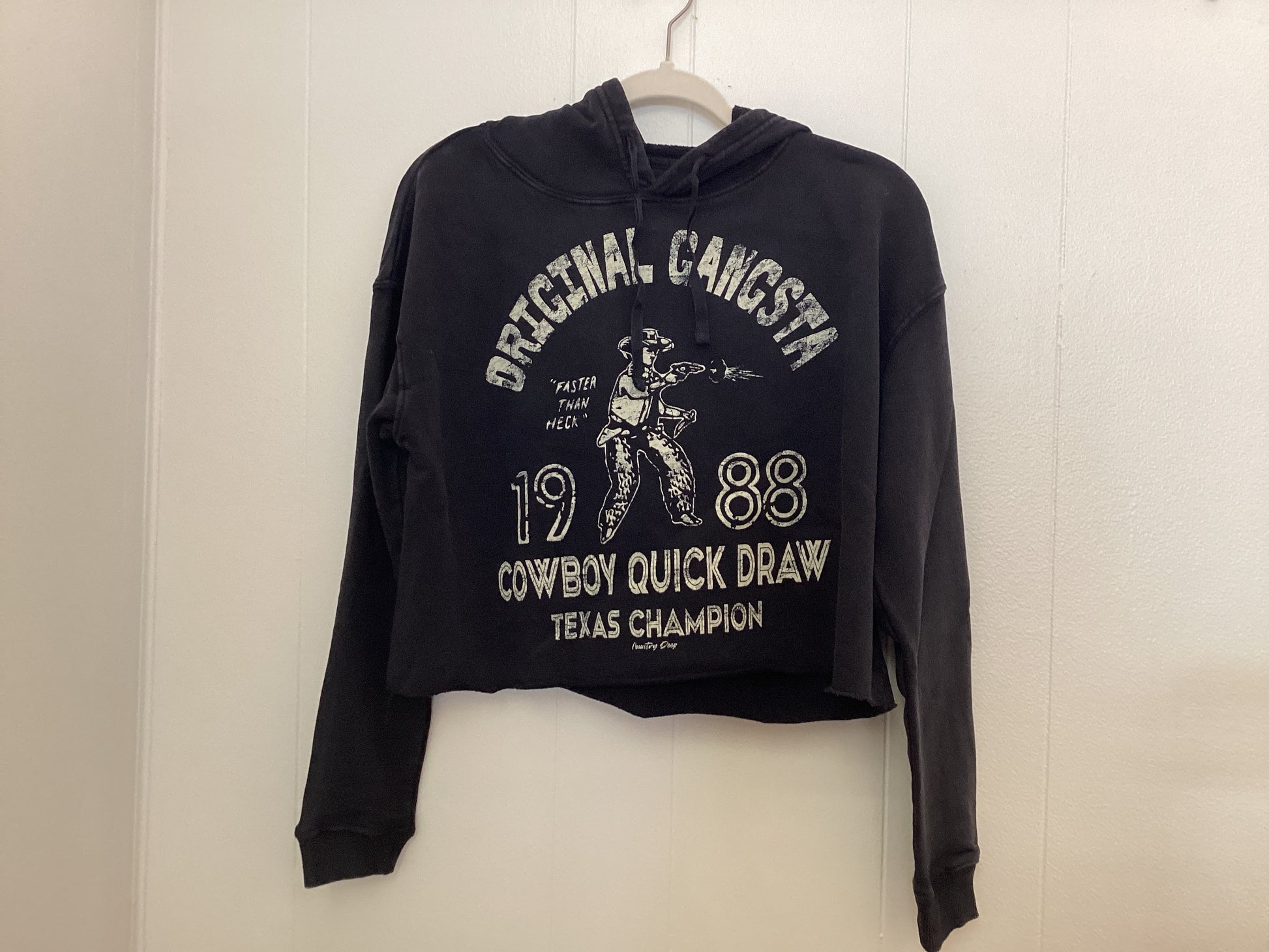 Country Deep Original Gangsta Crop Hoody