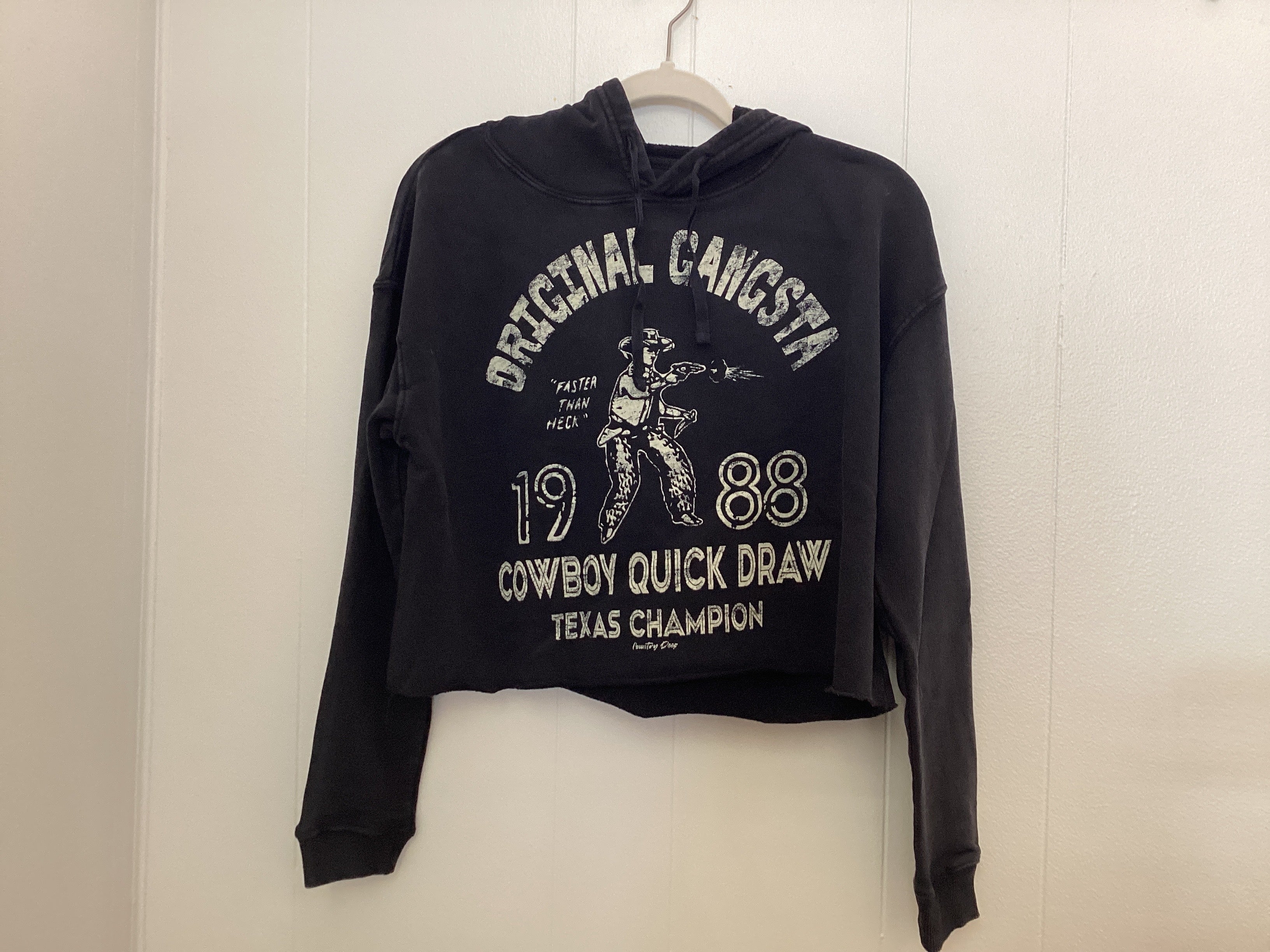 Country Deep Original Gangsta Crop Hoody