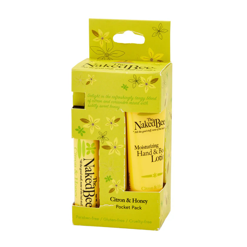 Naked Bee Pocket Pack - Citron & Honey