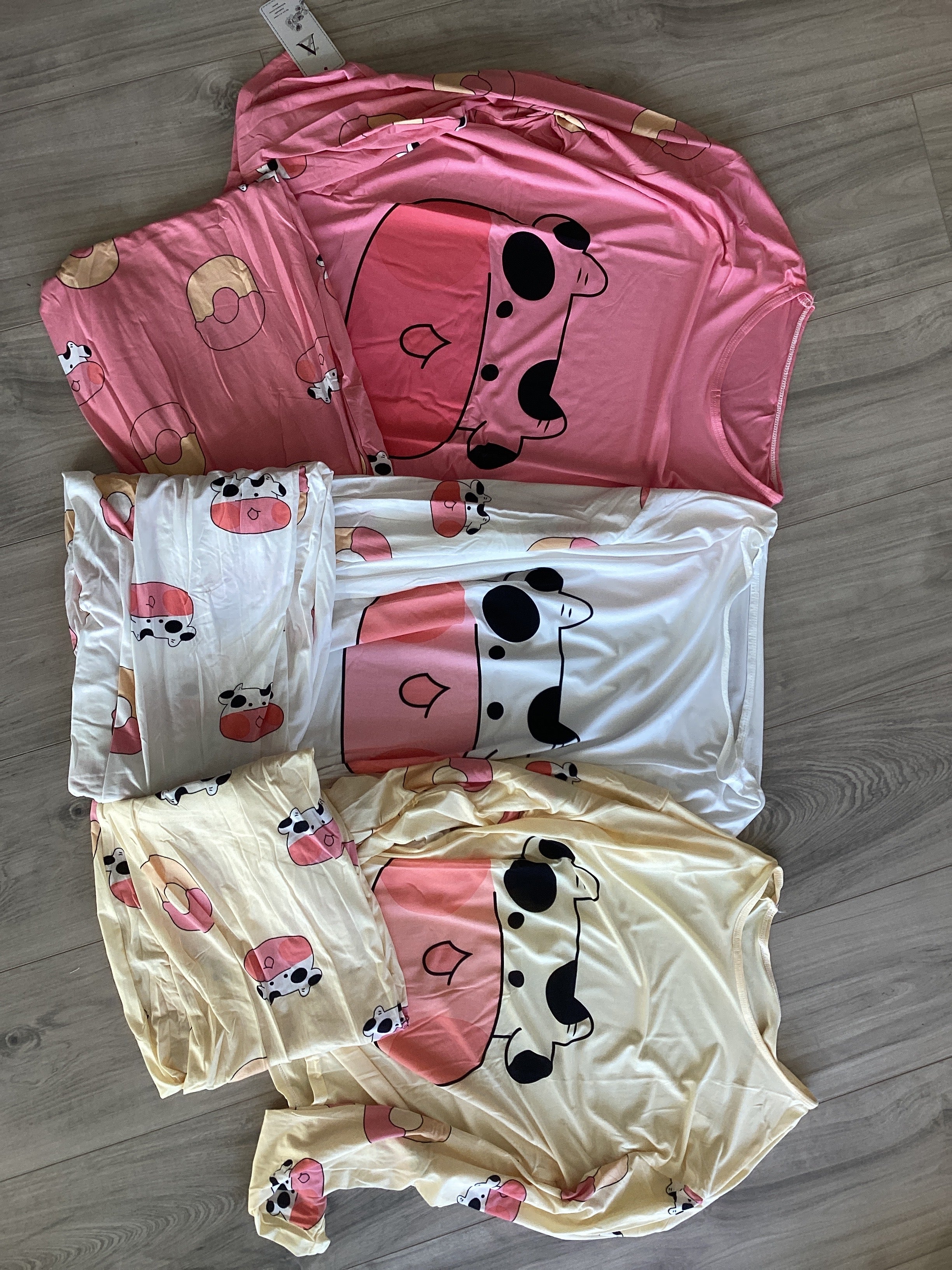 Cow Pant Pajama Set