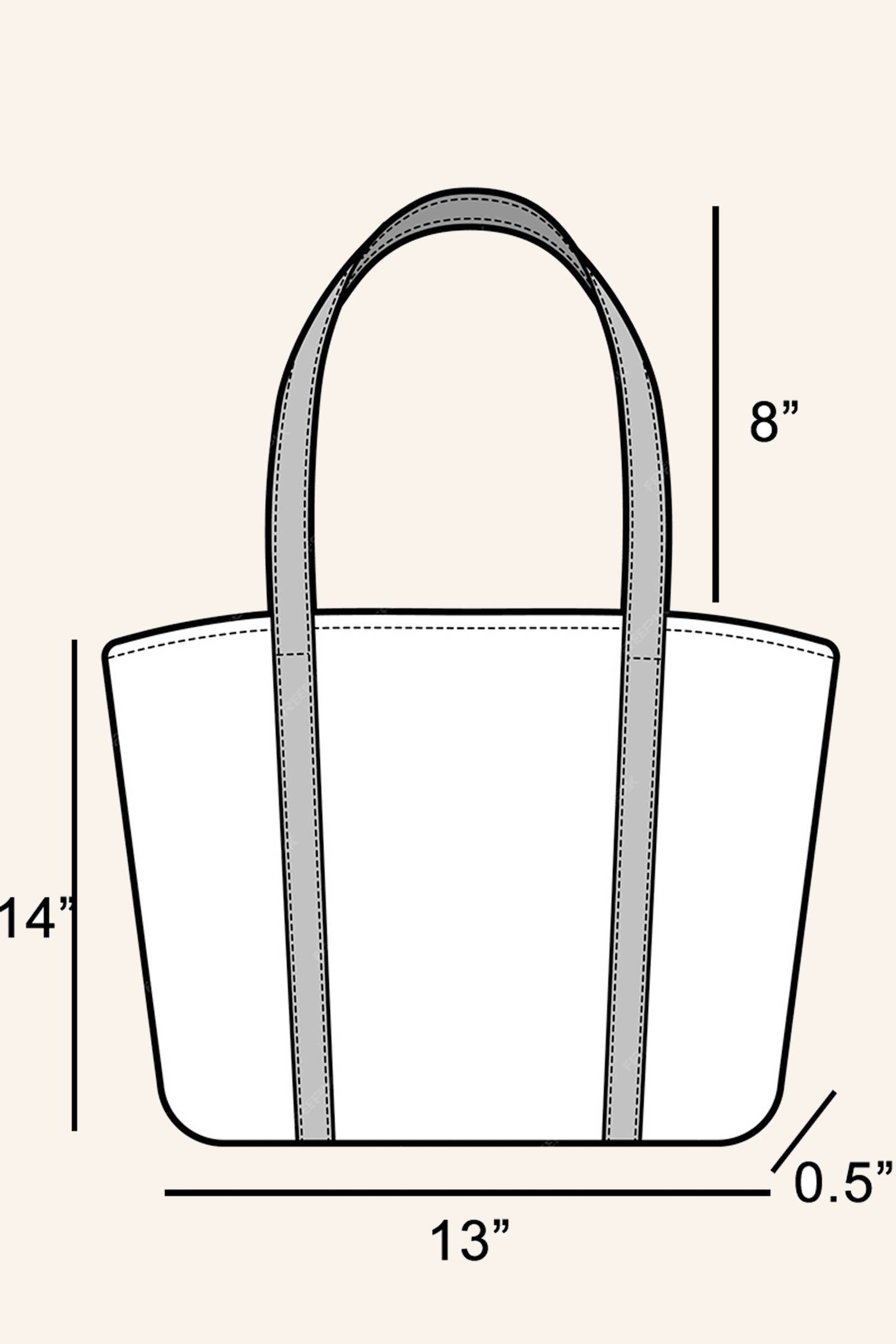 Cherry Pattern Crochet Knit Tote Bag