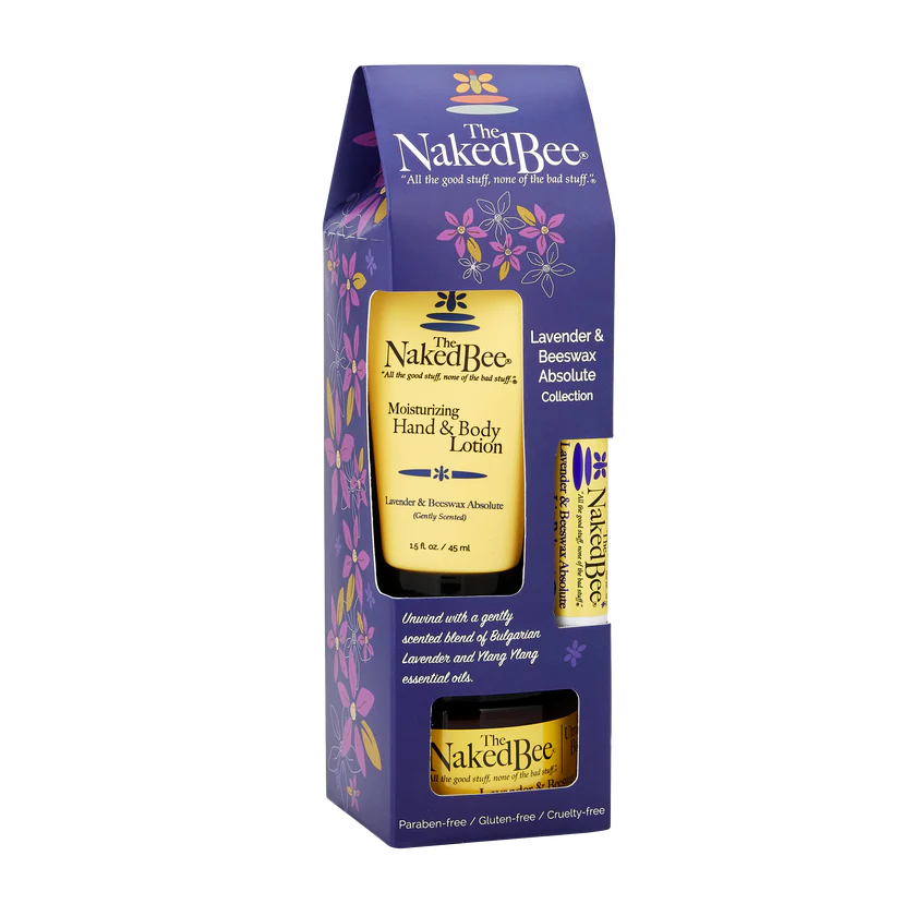 Naked Bee Gift Set - Lavender & Beeswax Absolute