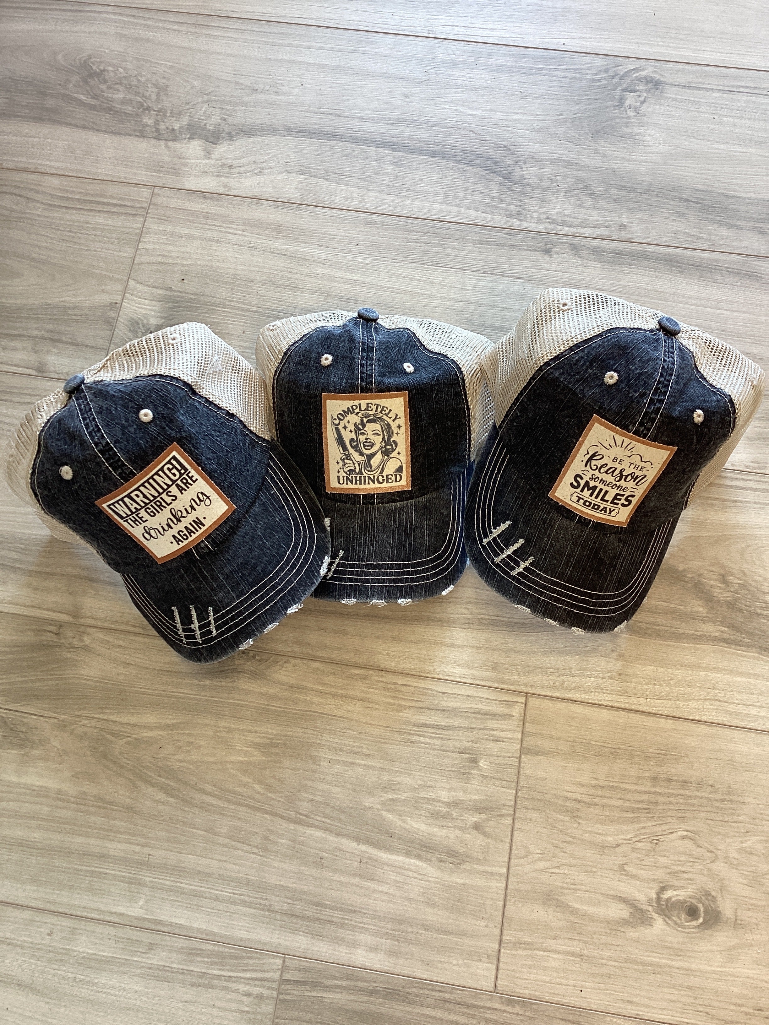Mesh Baseball Cap W/ Patch - Jana’s Flannels