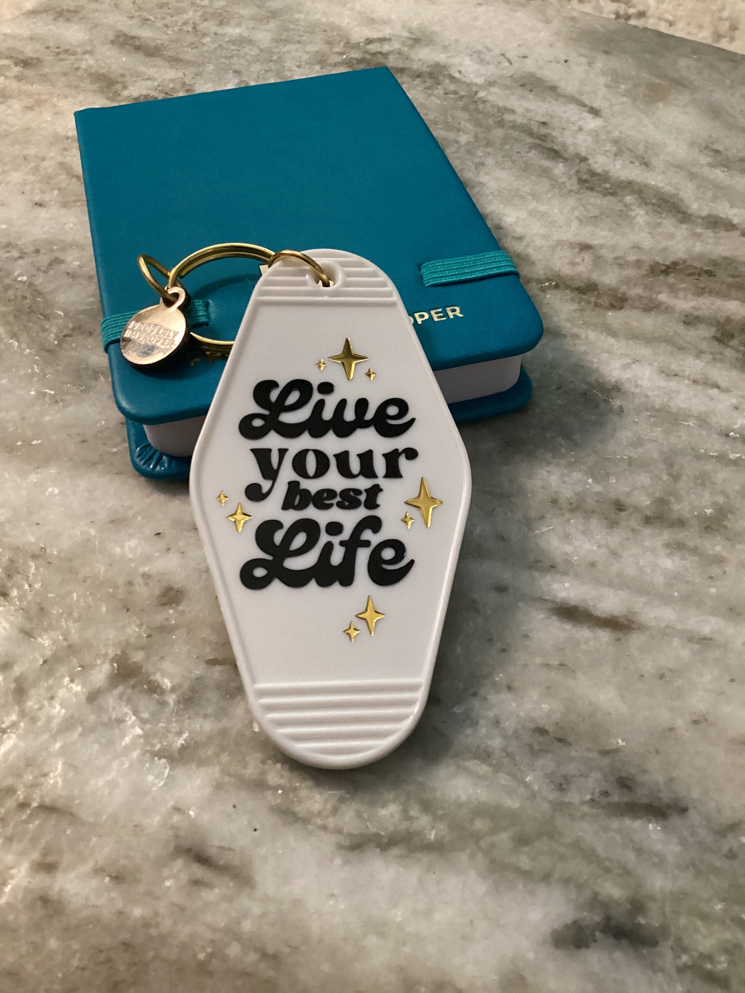 Live Your Best Life Motel Keychain