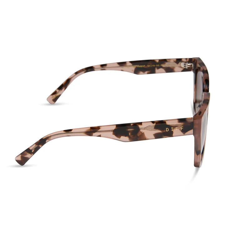 Sunglasses with tortoiseshell frame and &