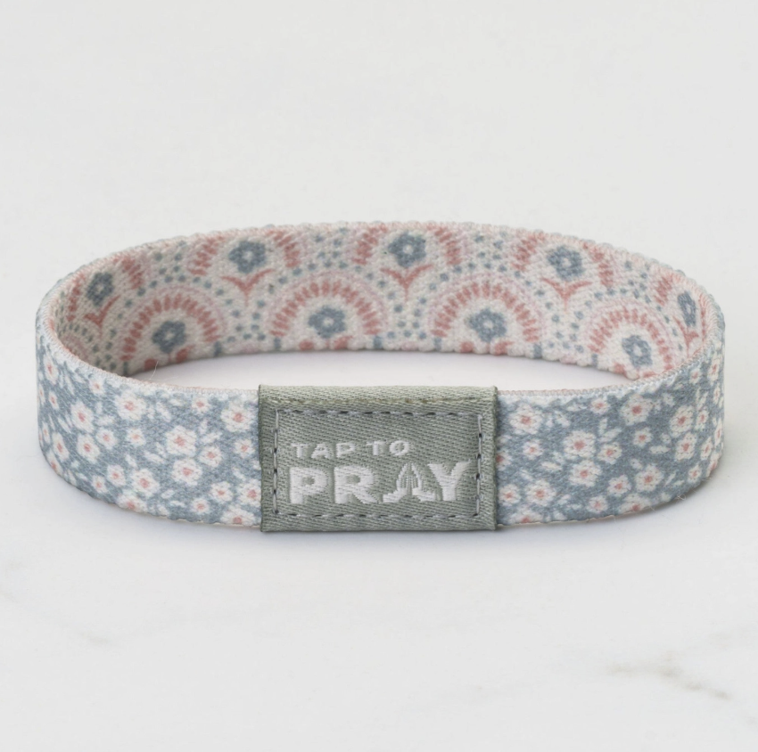 Floral patterned band with a &