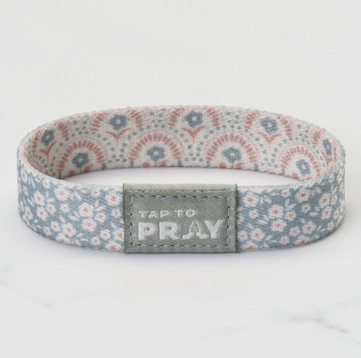 Floral patterned band with a &