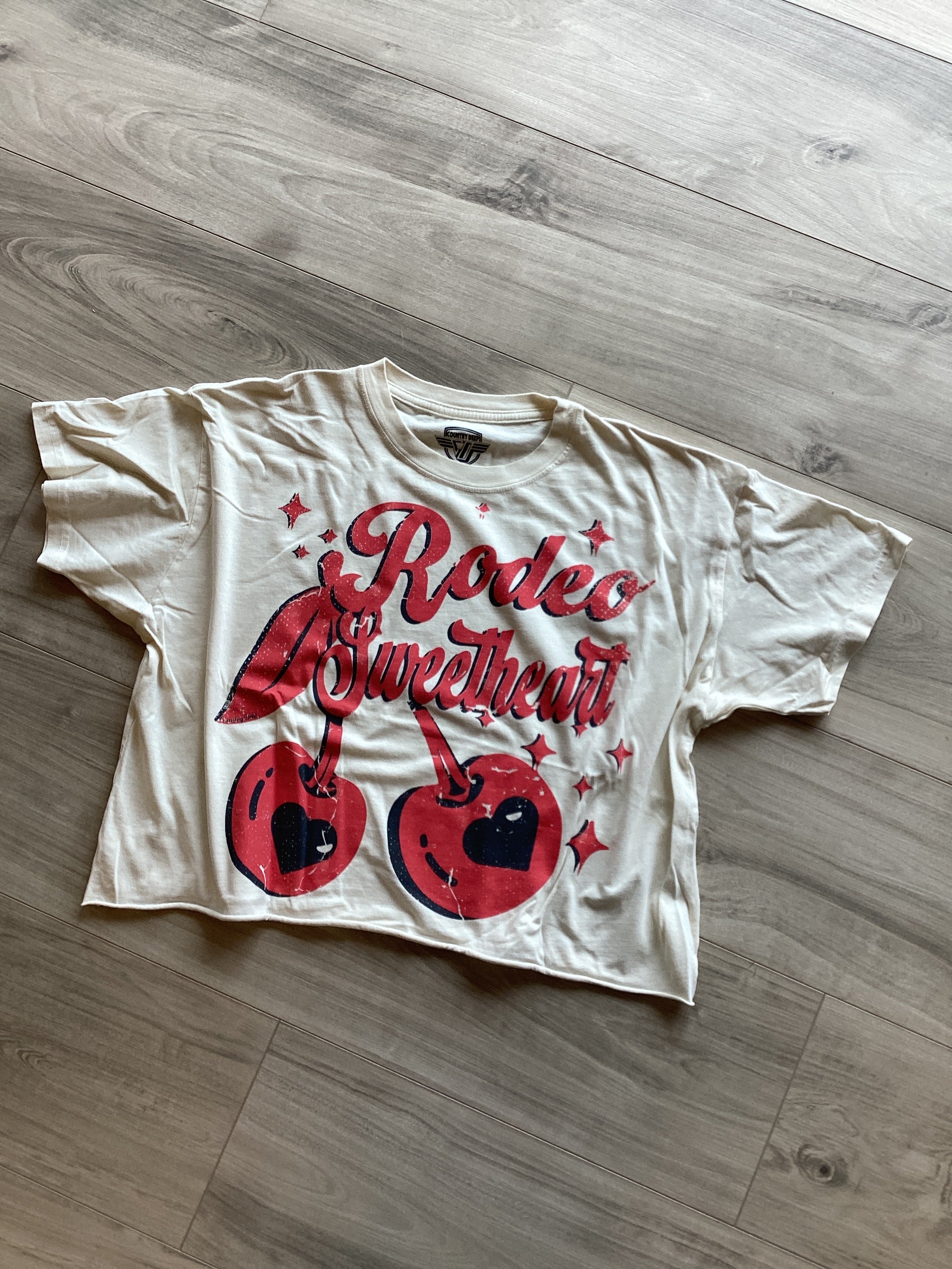 Rodeo Sweetheart Crop Graphic Tee