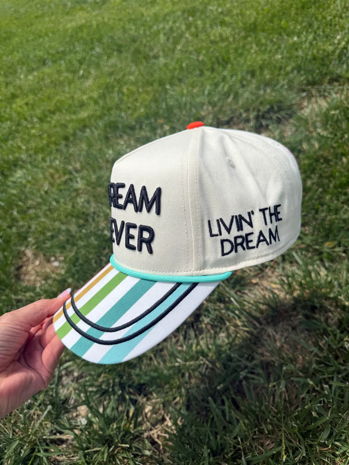 Hat embroidered with &