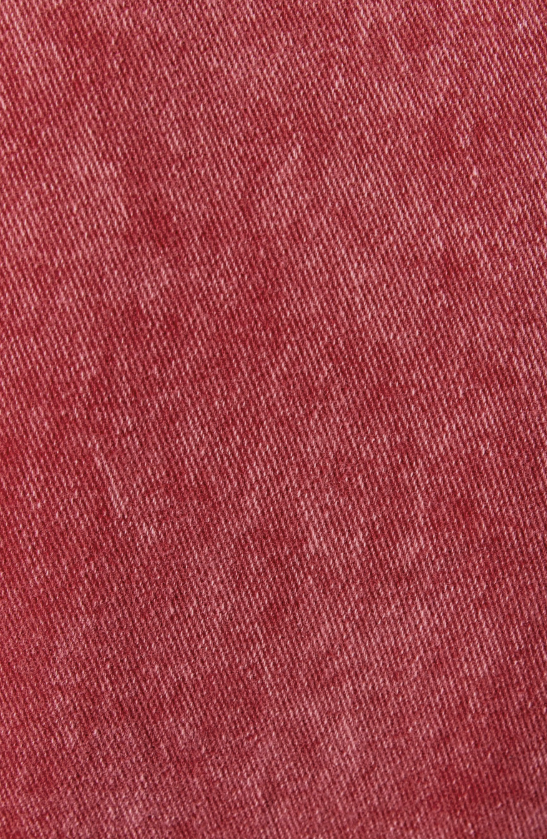 Close-up of red fabric texture