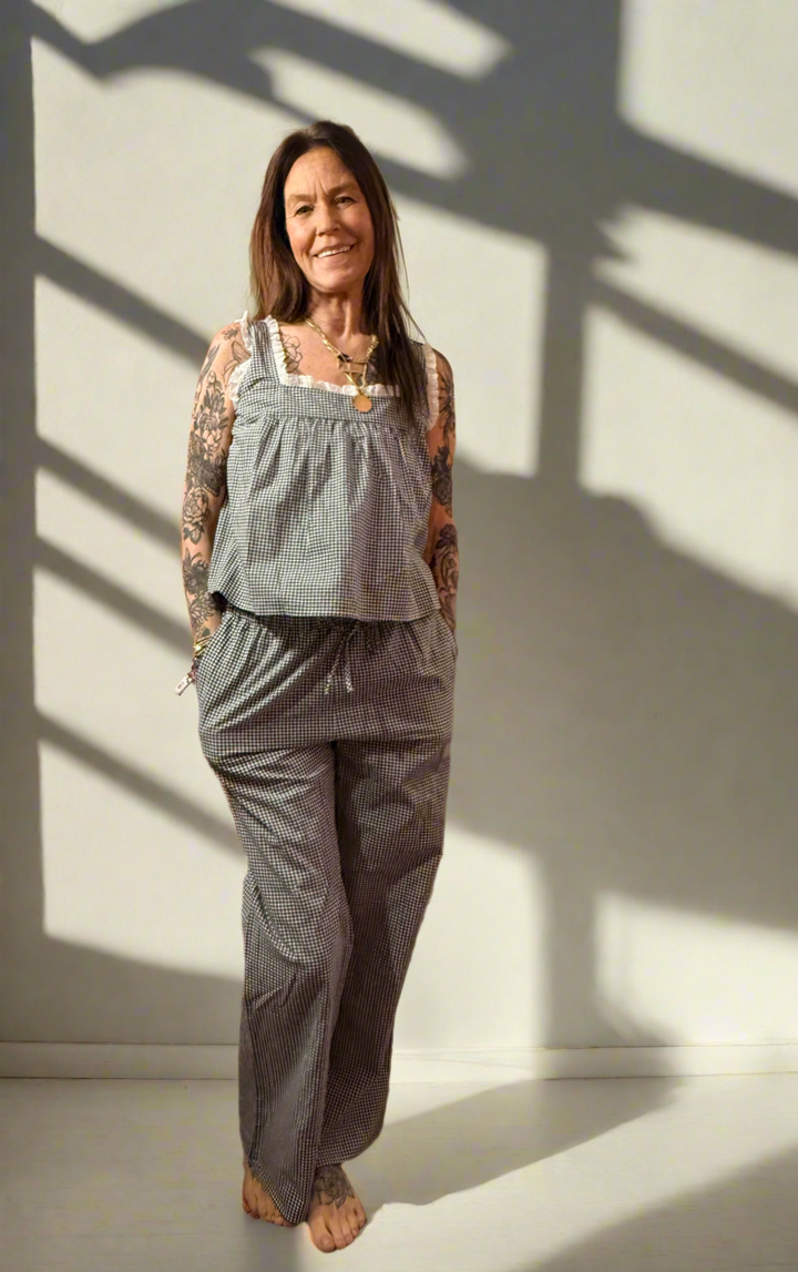 Margot Gingham Smock Set