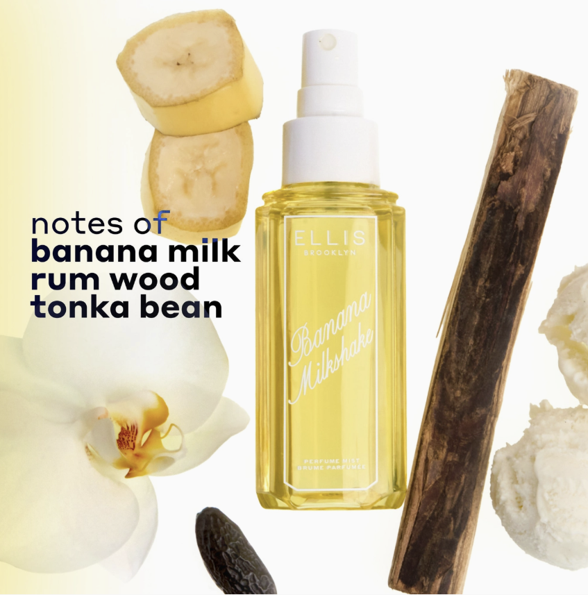 Ellis Brooklyn perfume mist on white background