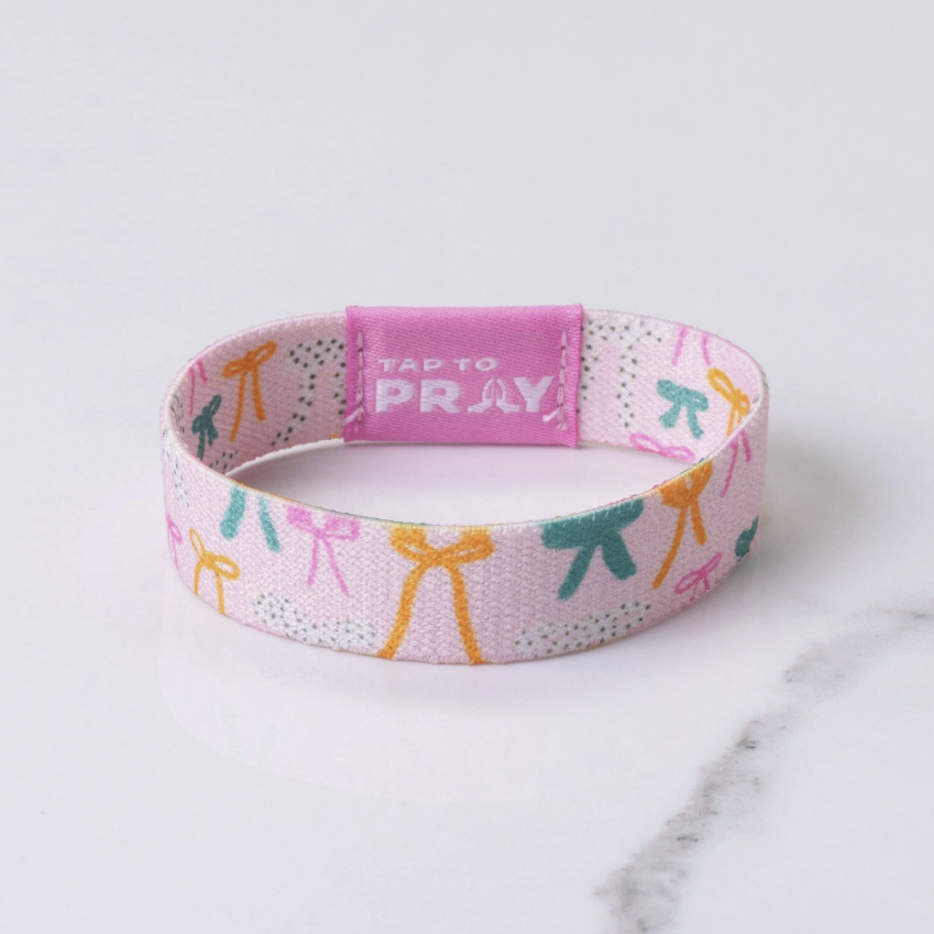 Wristband with colorful designs and &