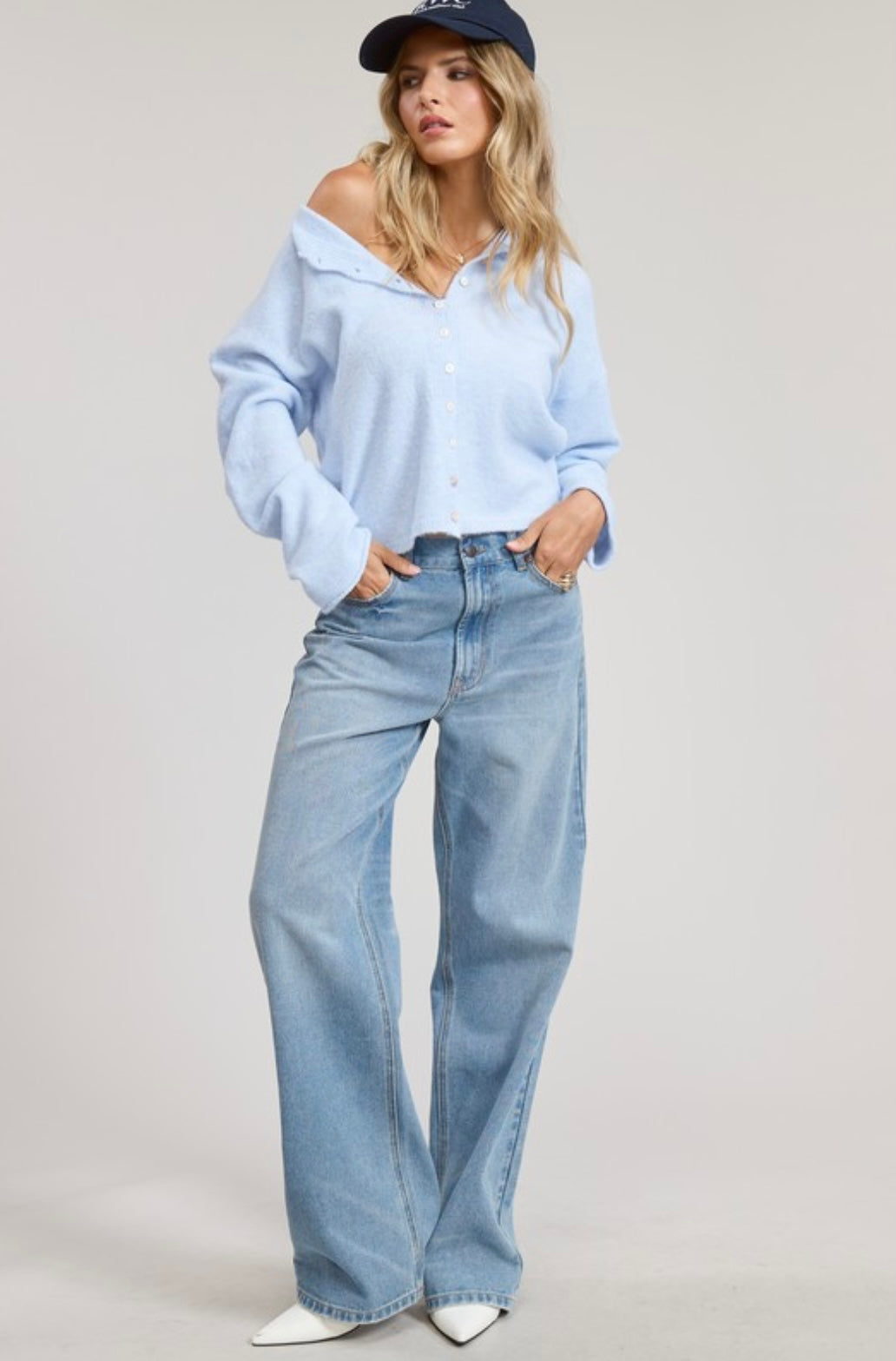Classic Lightweight Button Down Cardigan
