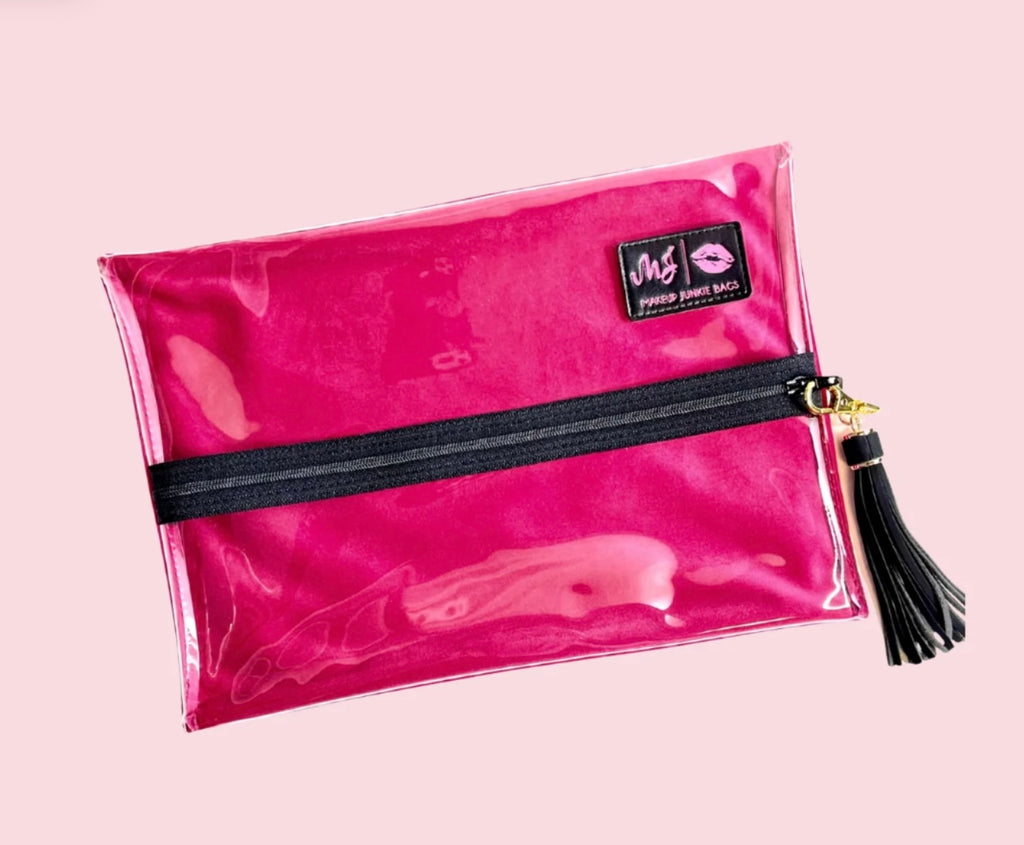 Clear Reese Makeup Junkie Bag