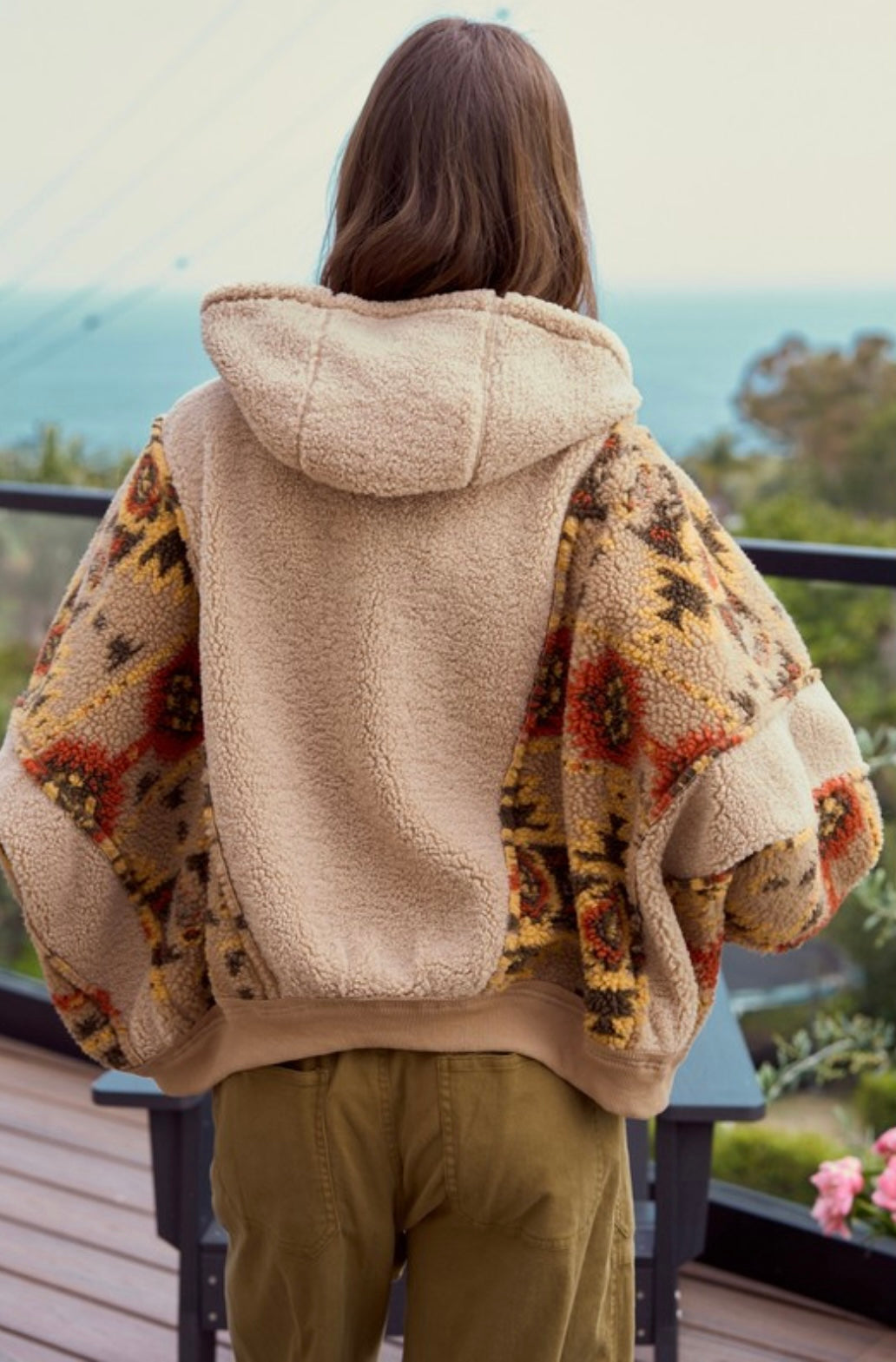 Vintage Aztec Fleece Jacket