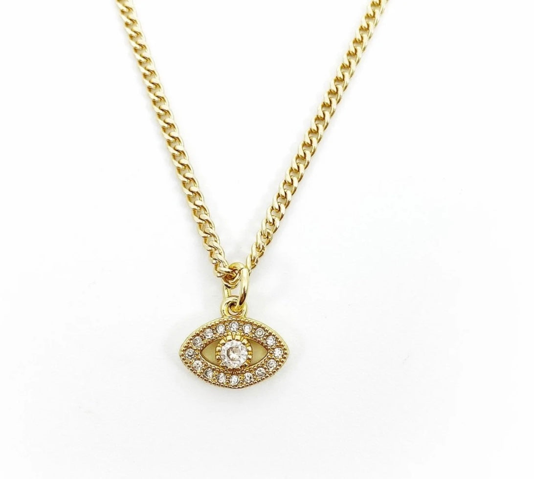 Rachel Nathan Mini Necklace Eye of Protection