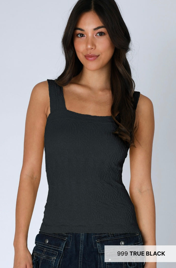 NIKIBIKI Lace Textured Square Top - ONE SIZE