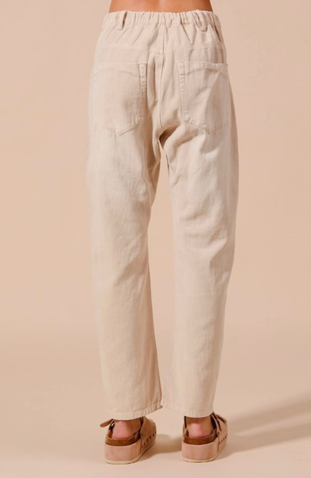 Vintage Washed Slim Barrel Pant