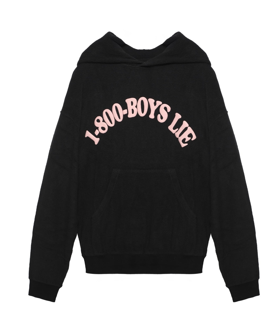 Boys Lie Black 1-800 Boys Lie Racer Hoodie