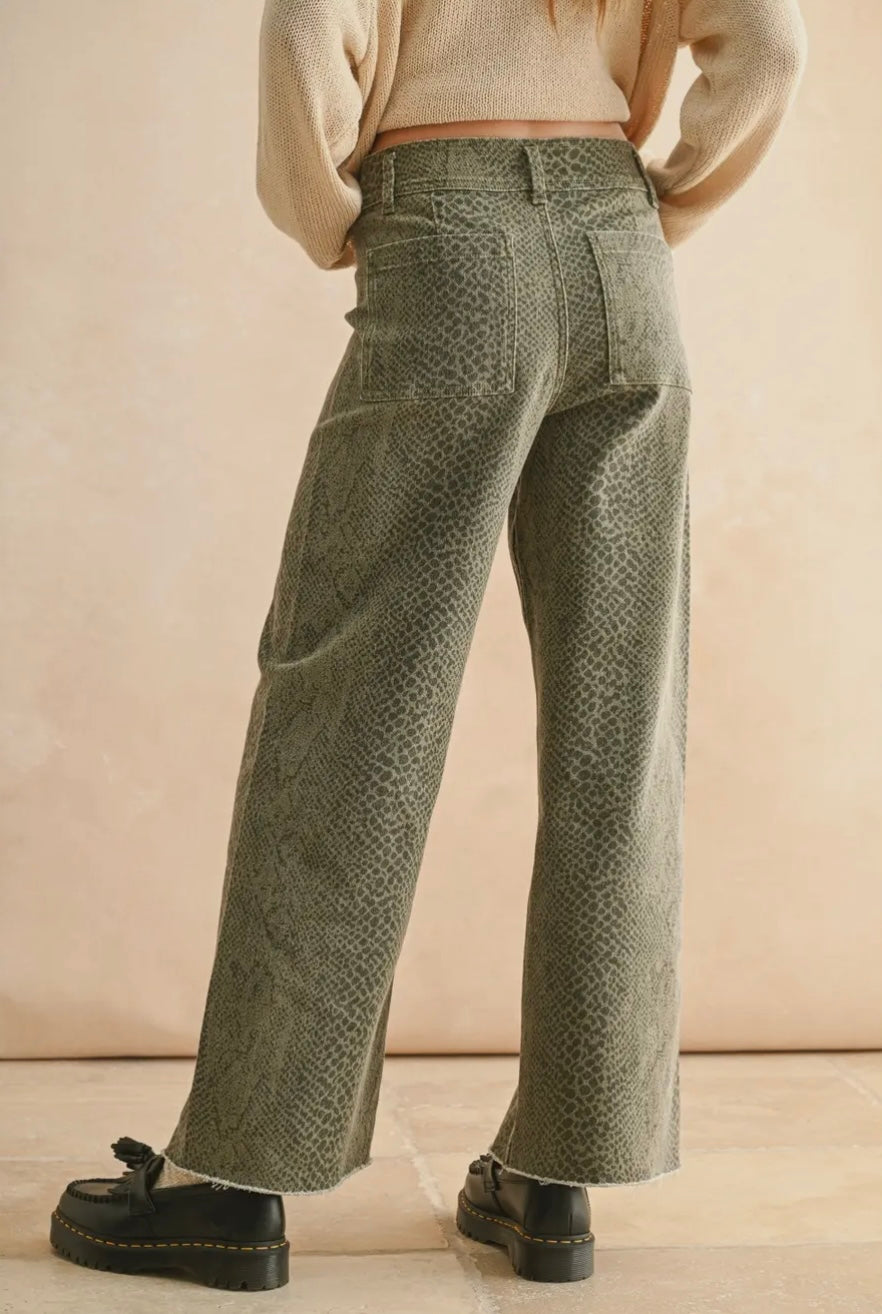Snake Print Pant