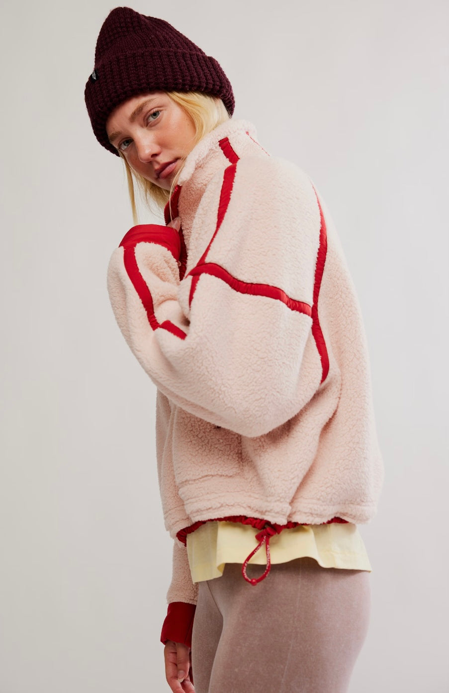 Free People Movement Mountain High 1/2 Zip Fleece