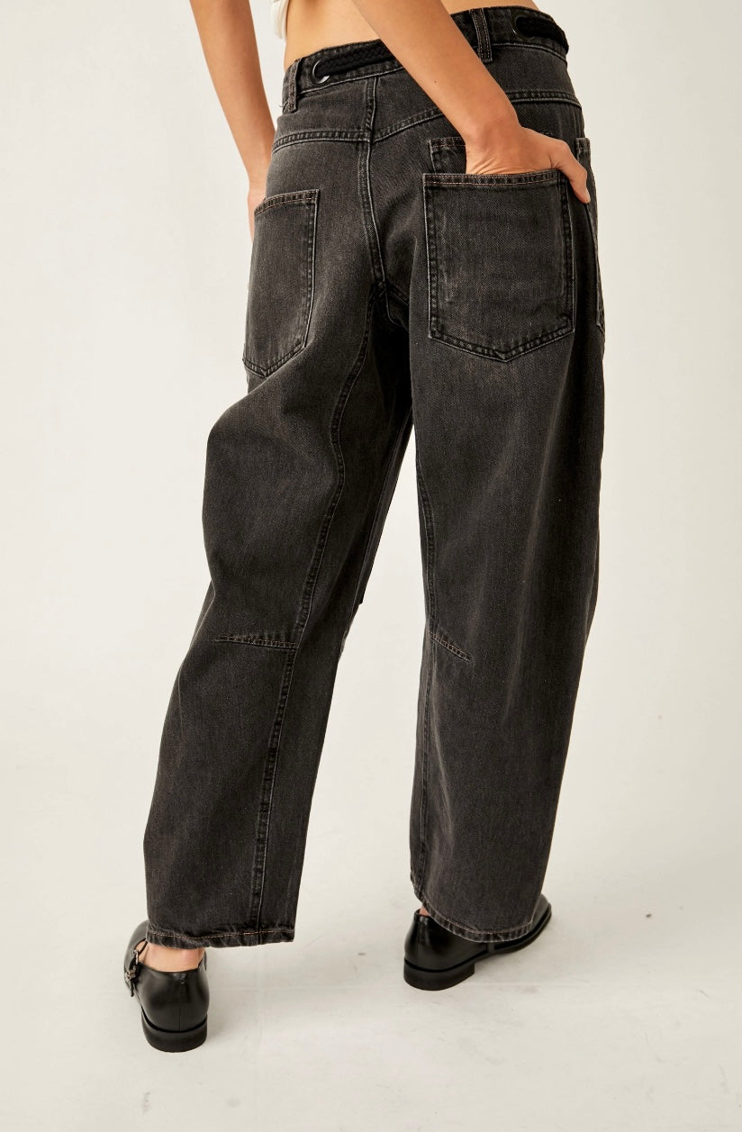 We The Free Moxie Pull-On Barrel Jeans