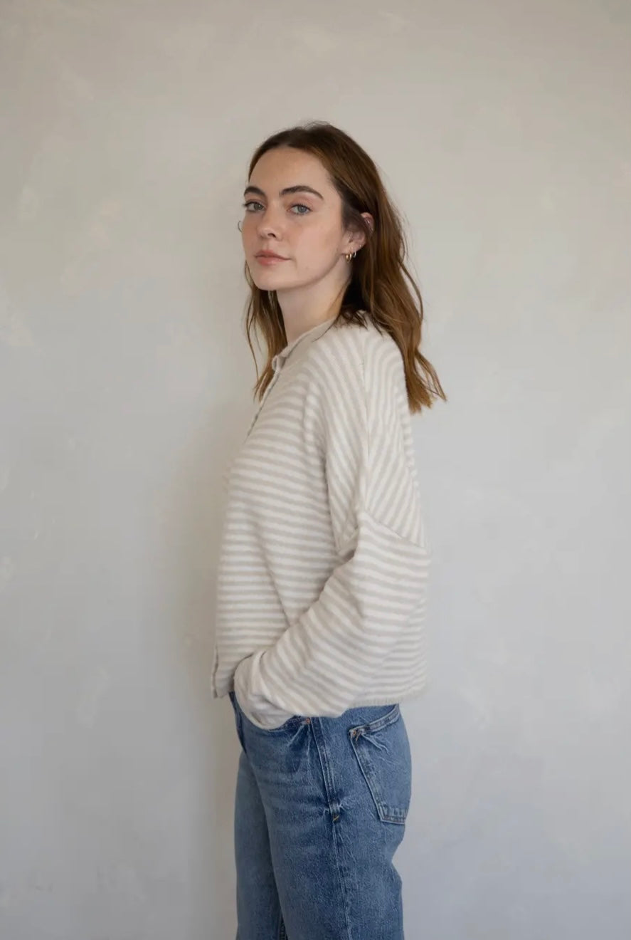 Piper Cardigan - Mini Striped