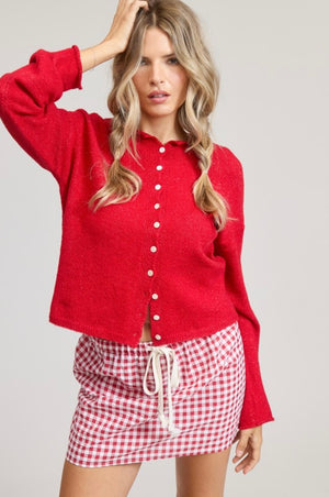 Classic Lightweight Button Down Cardigan