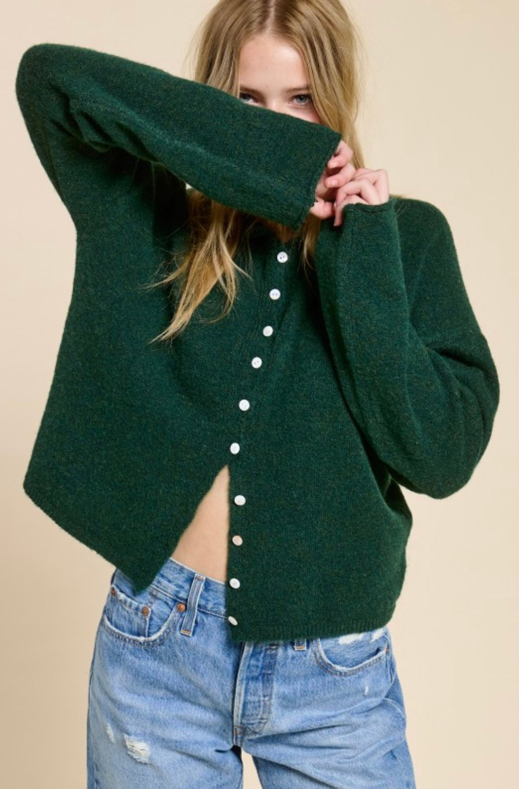 Classic Lightweight Button Down Cardigan
