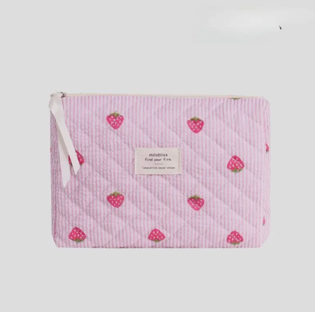 Candy Color Sweet Midi Capacity Cosmetic Bag