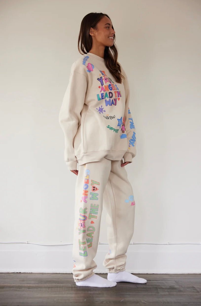 Mayfair x I Scream Colour Angel Numbers Sweatpants