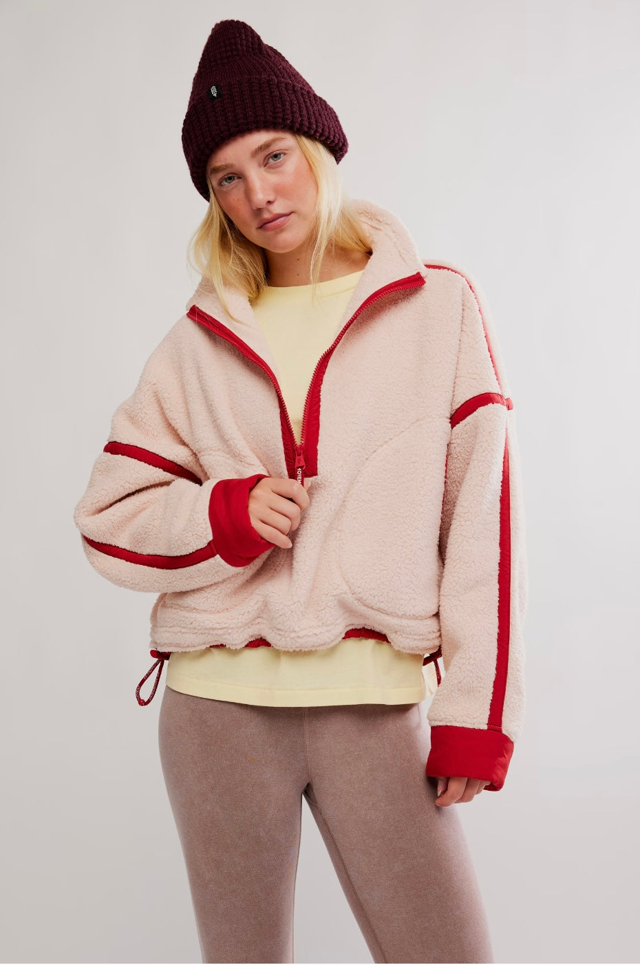 Free People Movement Mountain High 1/2 Zip Fleece