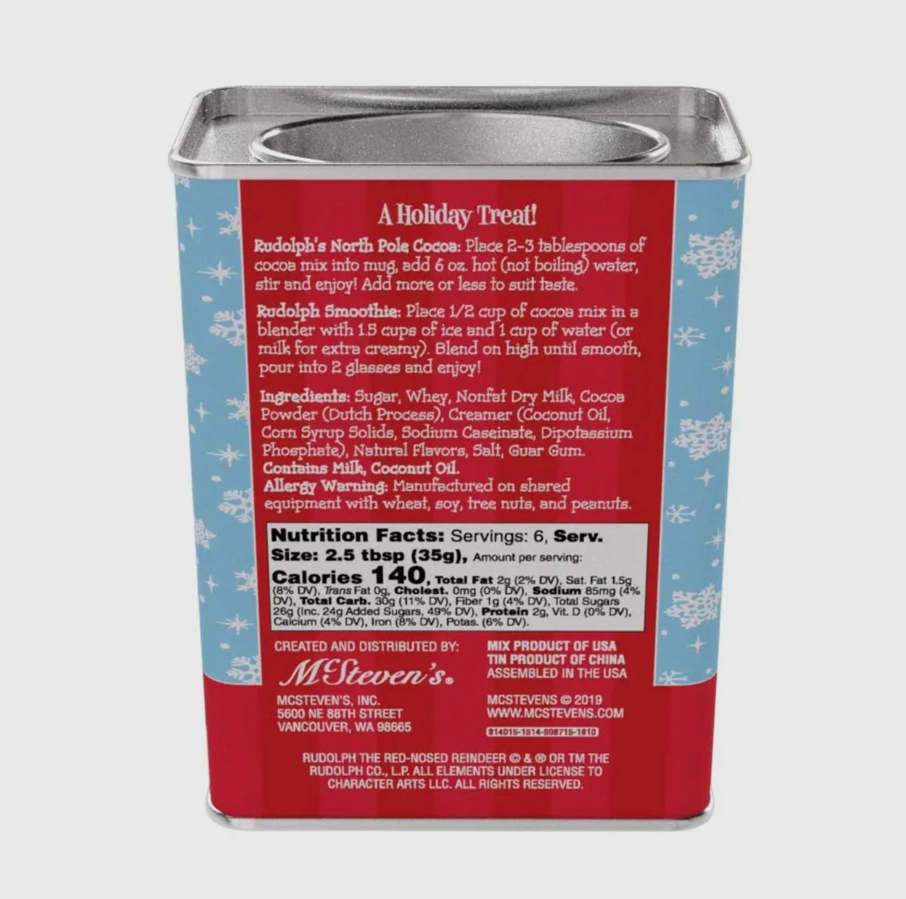 Rudolph The Red-Nosed Reindeer© Rudolph's North Pole Chocolate Cocoa (8oz)