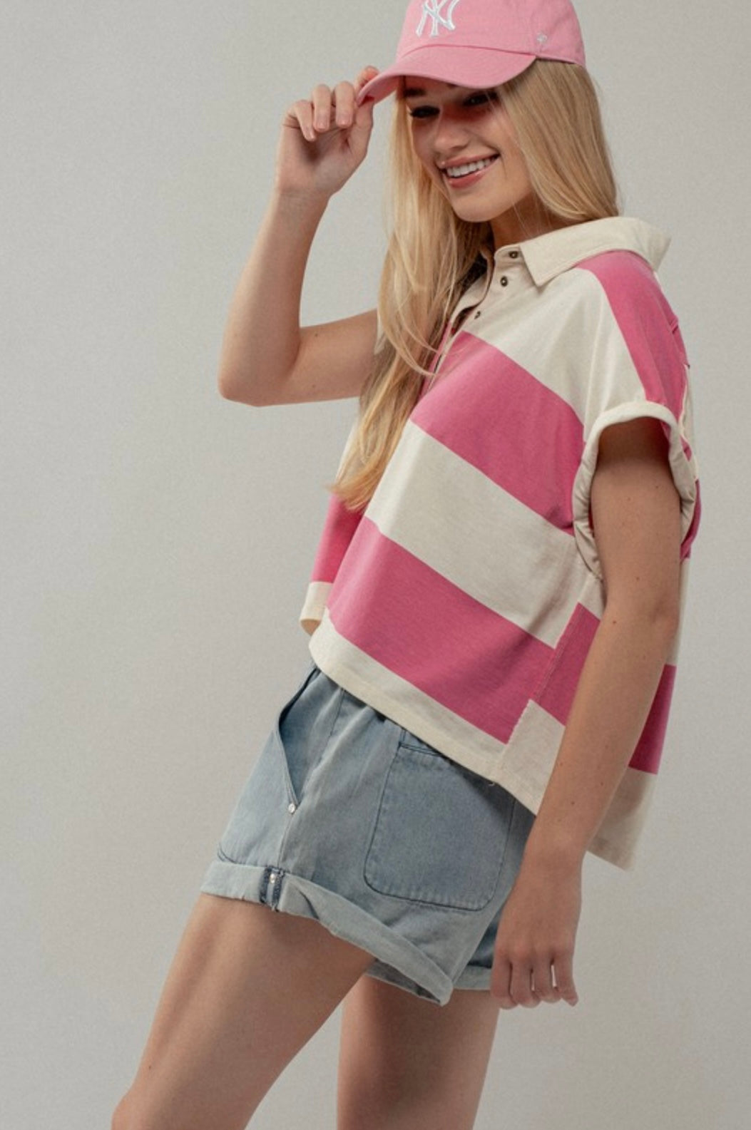 Ivory/Pink