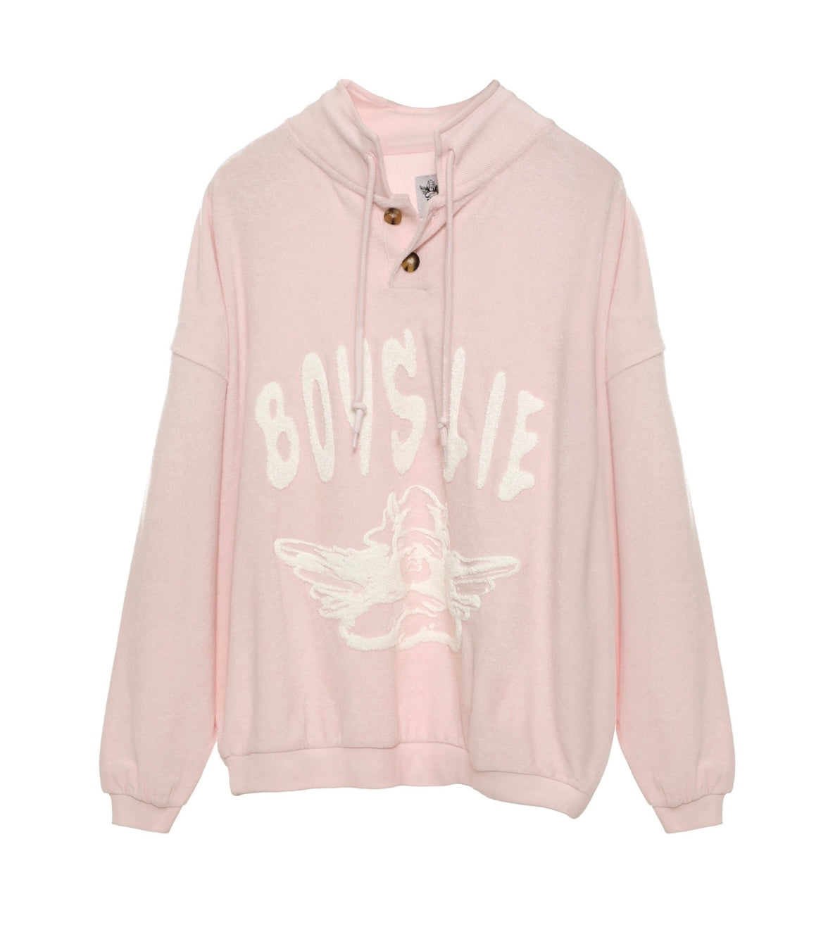 Boys Lie In Denial V2 Henley Crewneck