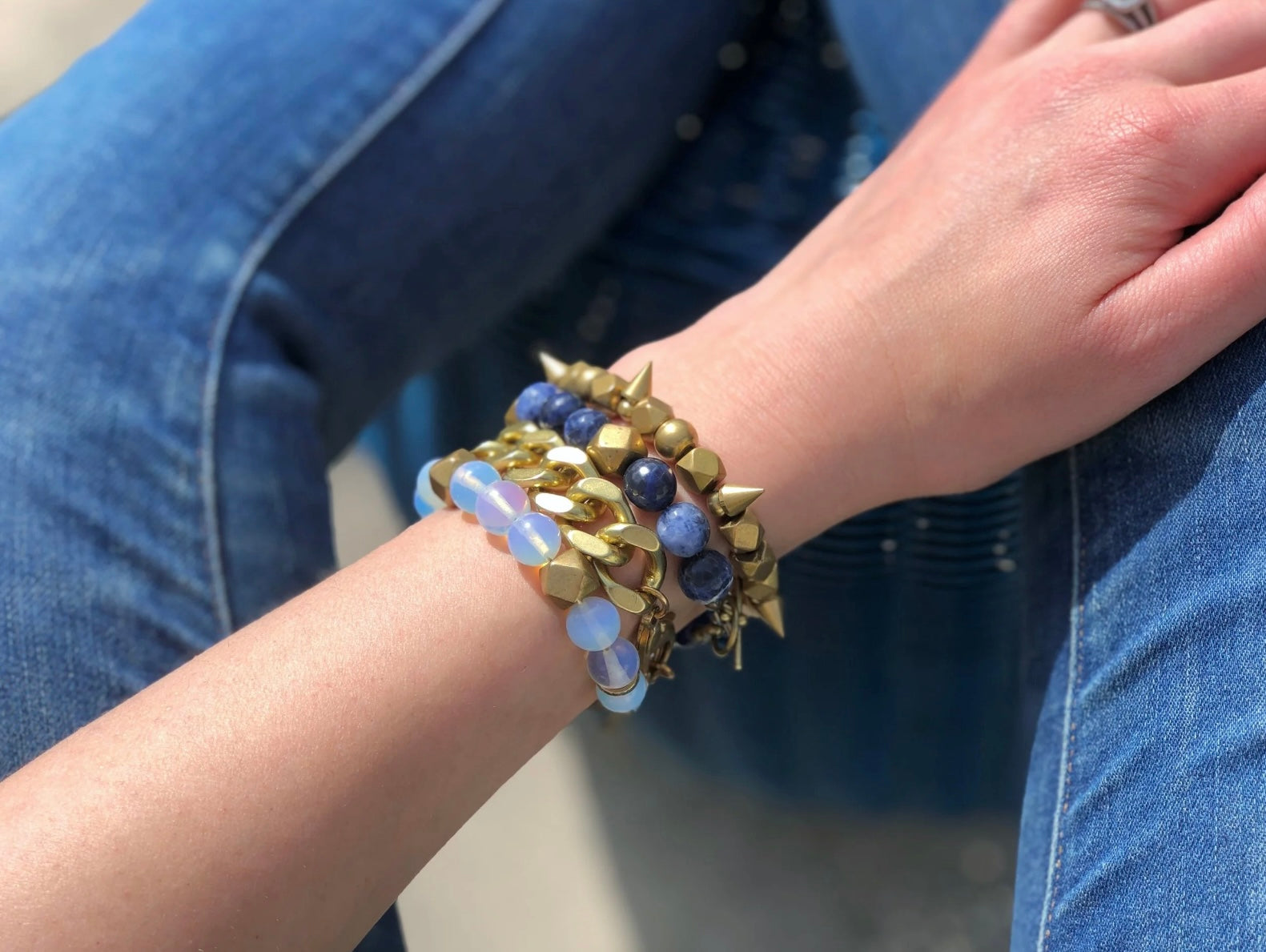 Rachel Nathan Bracelet On Point : Indian Brass