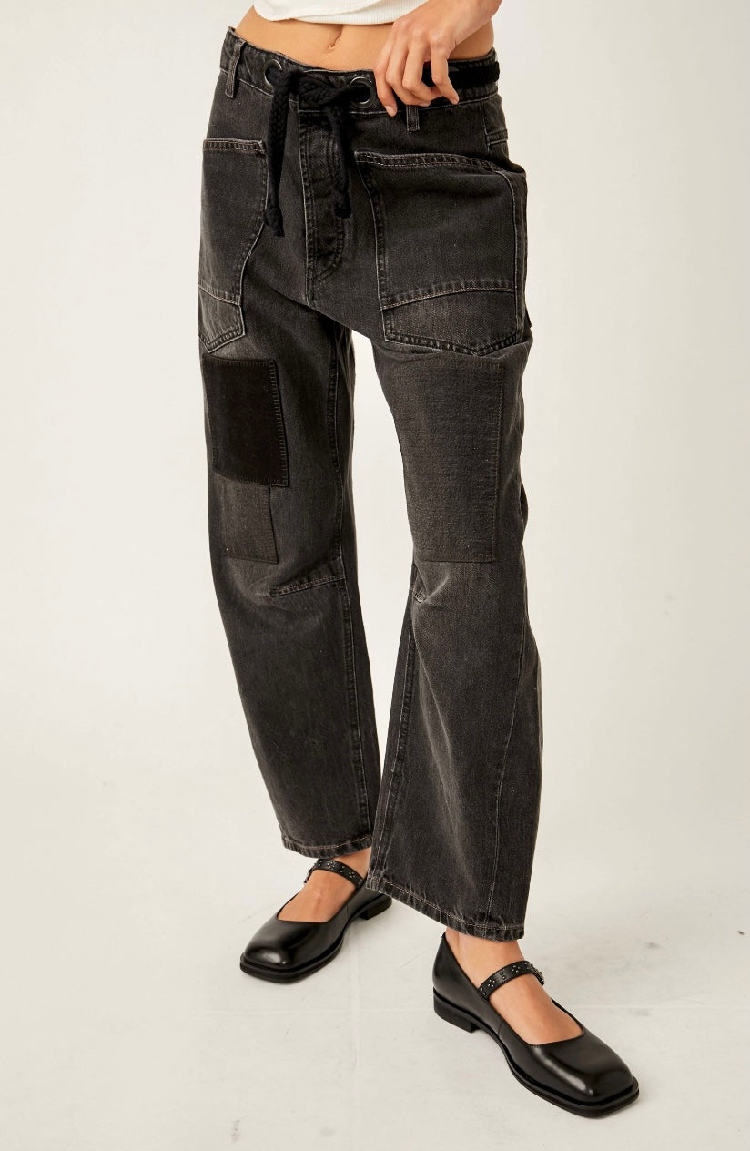We The Free Moxie Pull-On Barrel Jeans