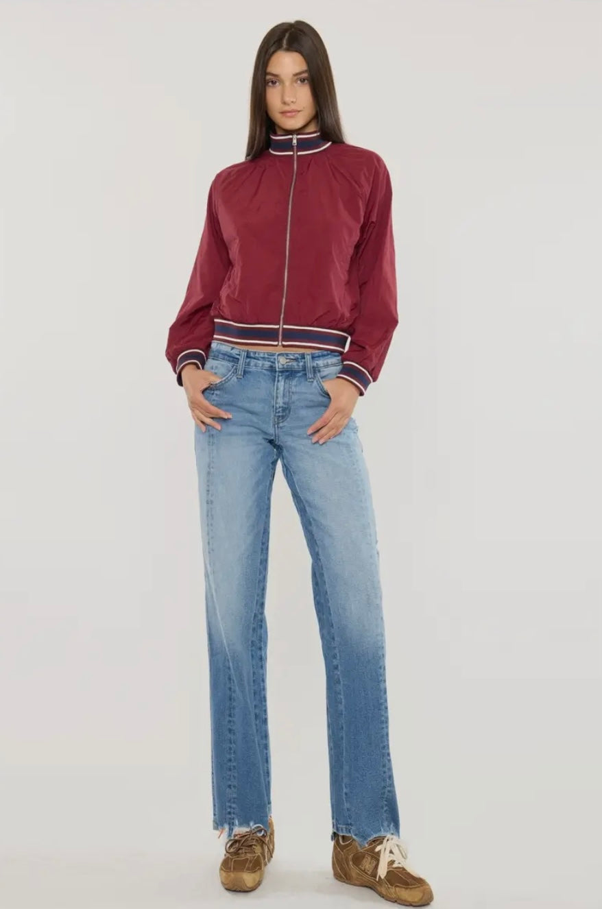 KanCan Mid Rise True Straight